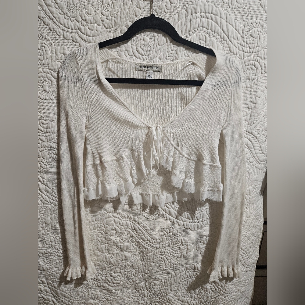 Urban Outfitters White Cardigan